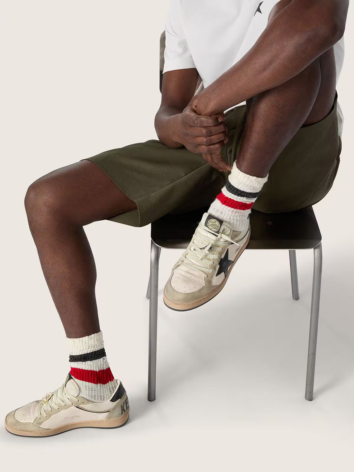 GGD Men’s Ball Star LTD in white leather