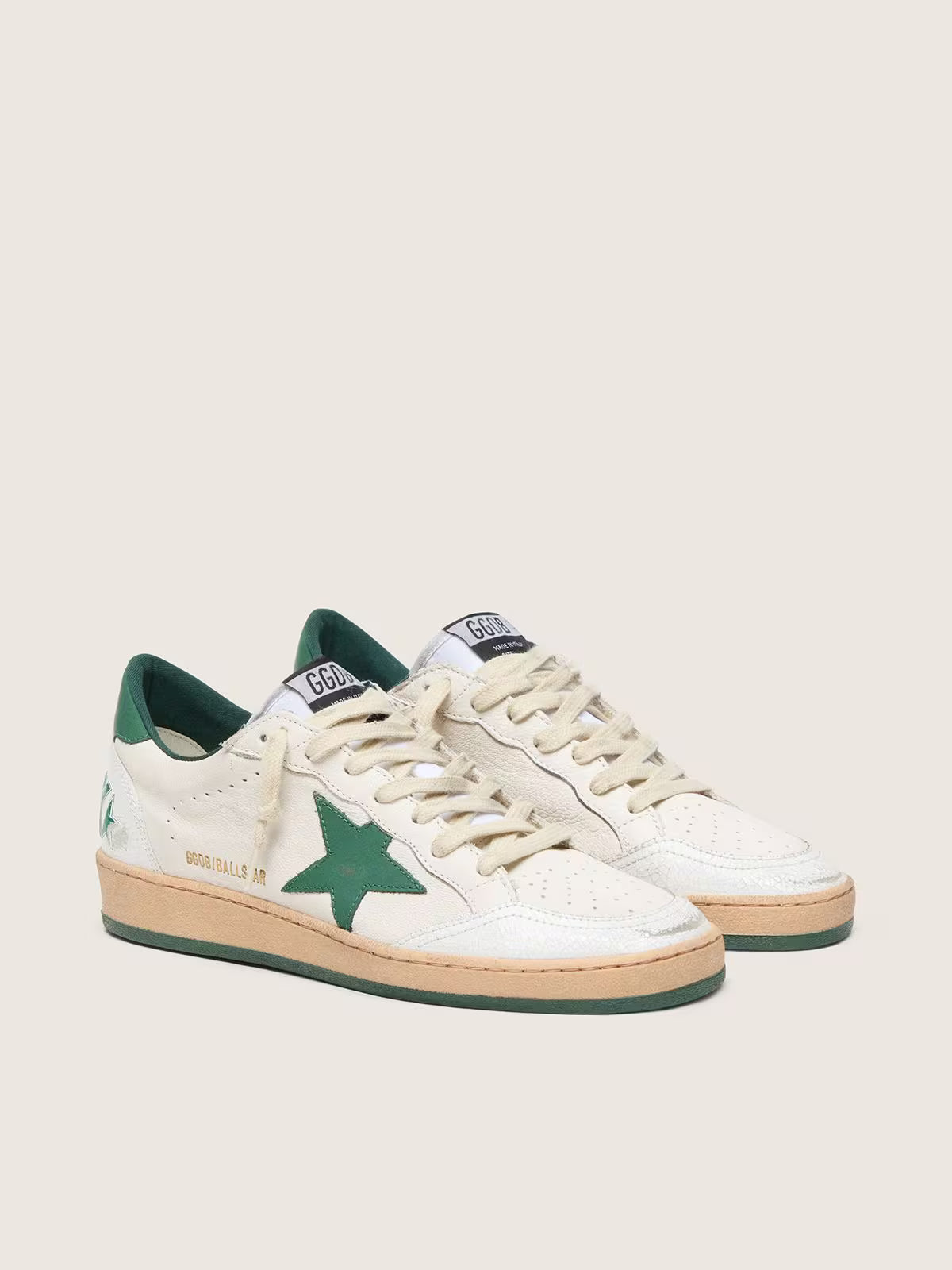 GGD Men's Ball Star Wishes in white nappa leather