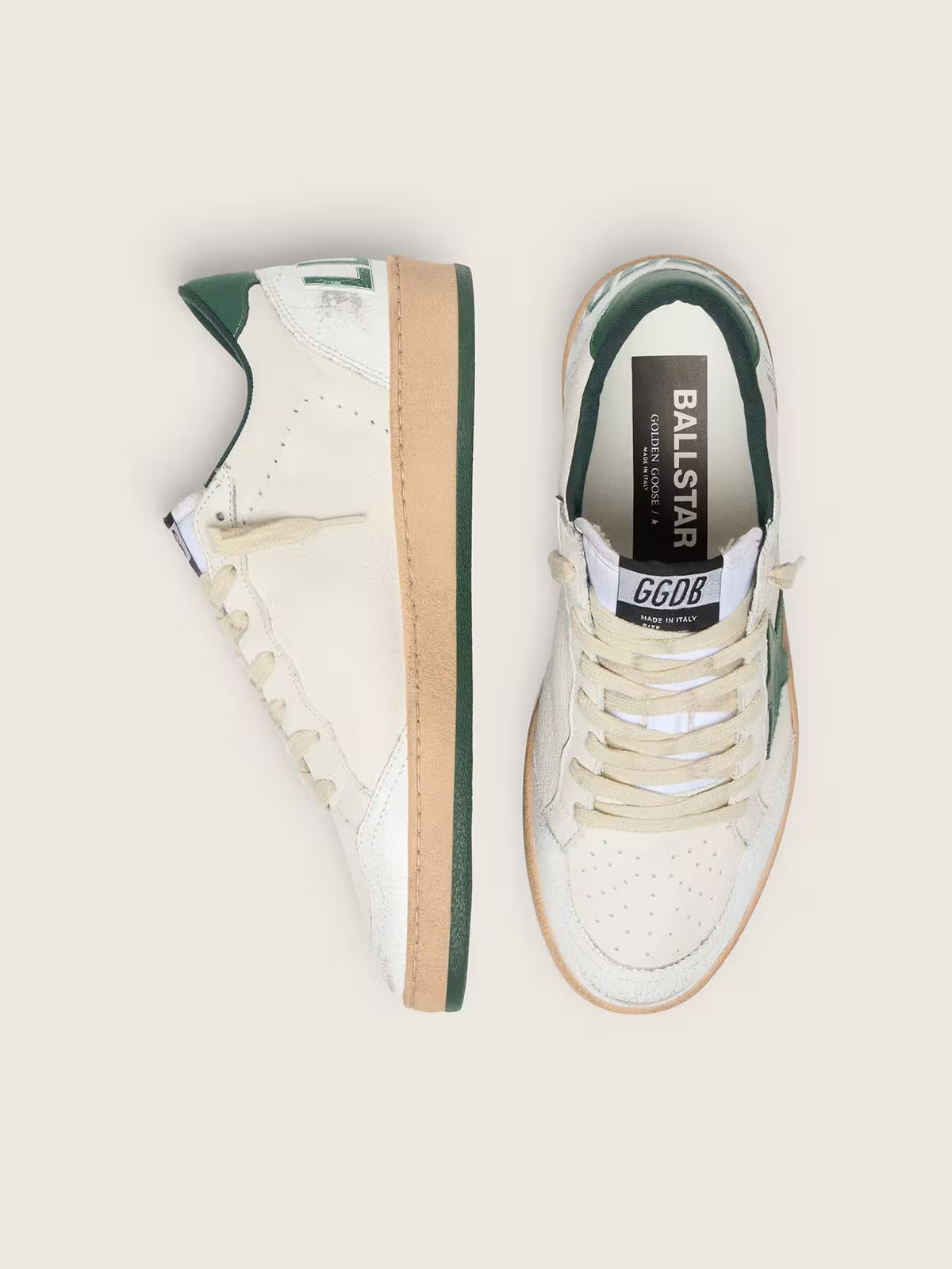 GGD Men's Ball Star Wishes in white nappa leather