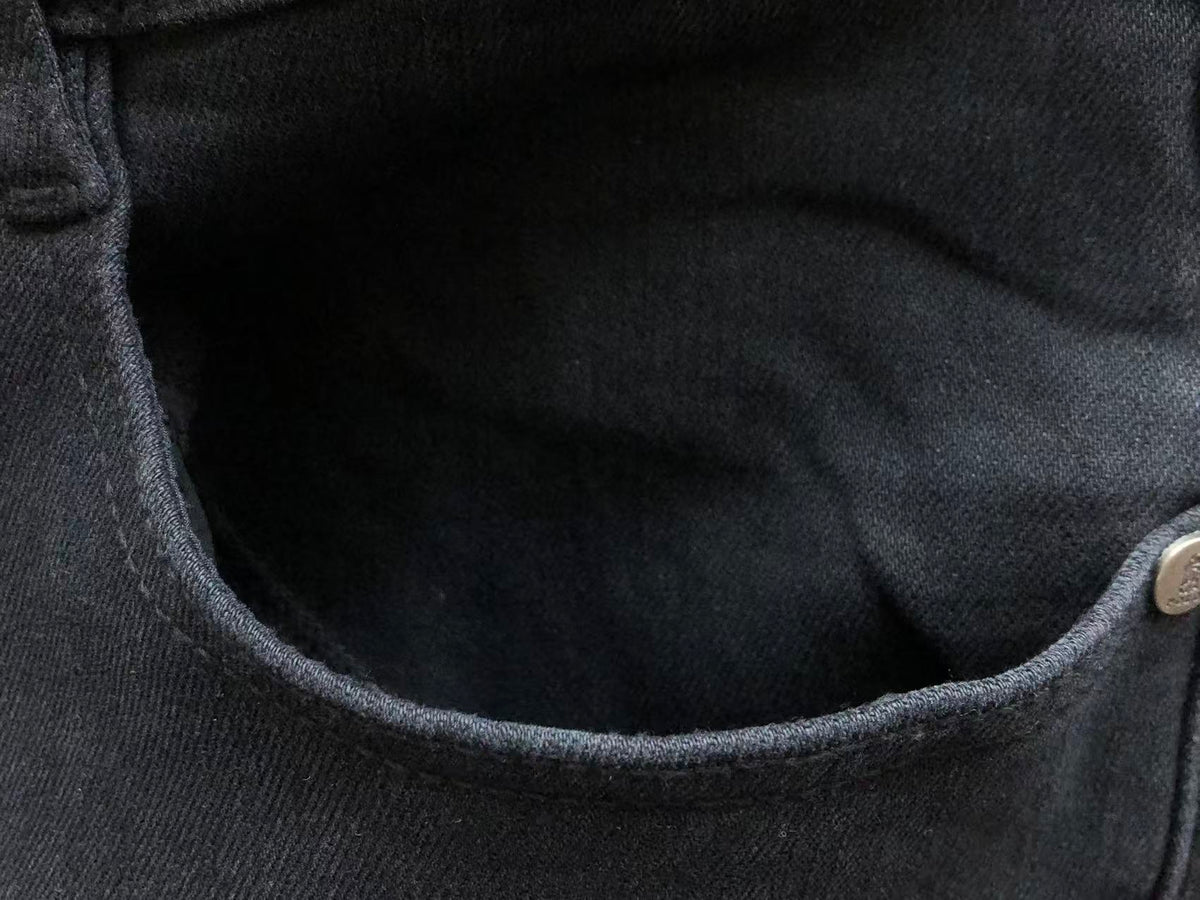 Pants Jeans Black Casual RL
